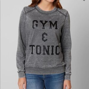 Twine and Stark Med sweatshirt GYM & TONIC buckle